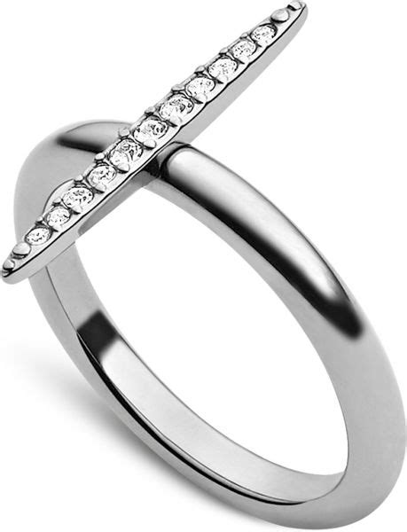 michael kors silver matchstick ring rrp|Michael Kors Silver Fashion Rings for sale .